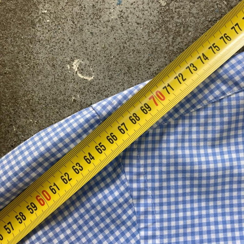 Ralph Lauren long sleeve shirt XL, white light blue checked, pink pony