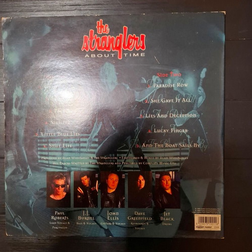 The Stranglers About Time LP used, rock