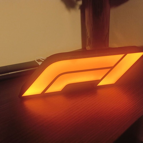 Formula 1 F1 logo LED lamp