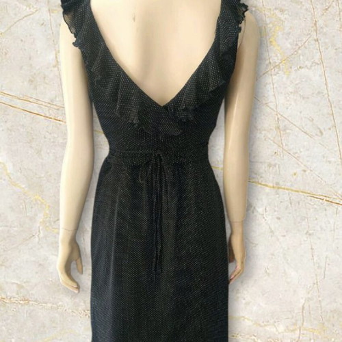 New Look summer dress polka dot size M like new, black