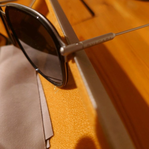 Bvlgari sunglasses like new, black, size 56 19 145