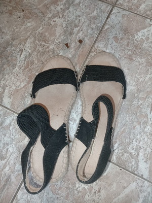 Corina espadrilles used, black, size 38, summer sandals