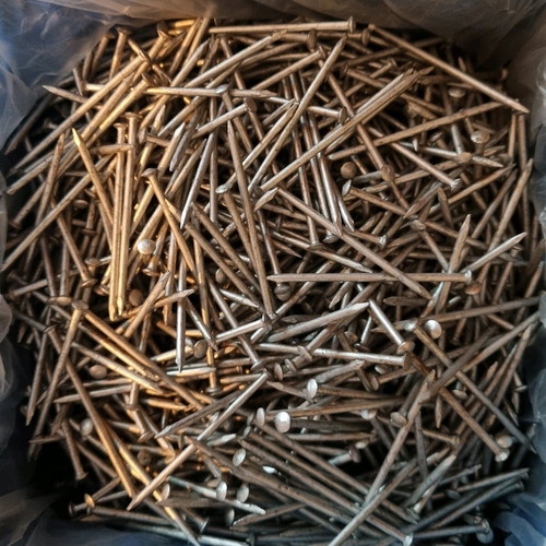 Steel construction nails 46mm like new, pack of 100 pieces