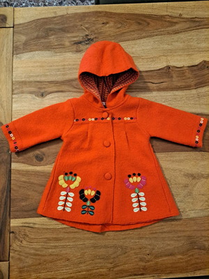 Dp...am wool coat for 6-month-old girl, like new