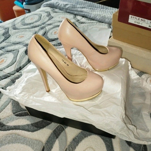 Jflowers pink Barbie high heels used, size 36