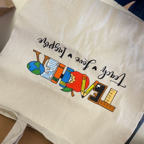 Teacher cotton bag new