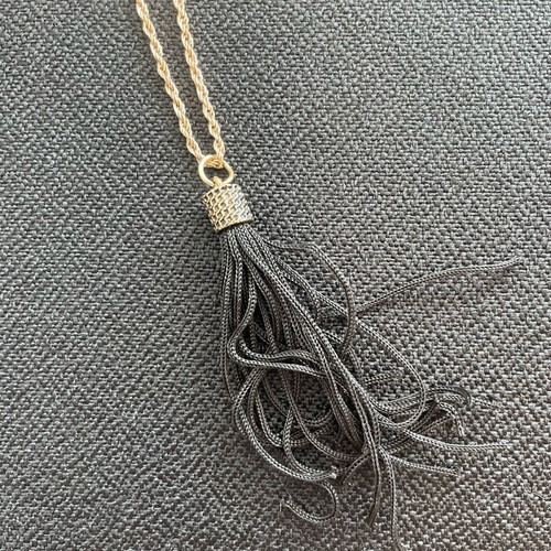 Ethnic 3 in 1 necklace black and gold new