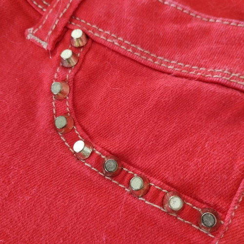 Vintage low-rise jeans Tally Weijl No.38 like new, red