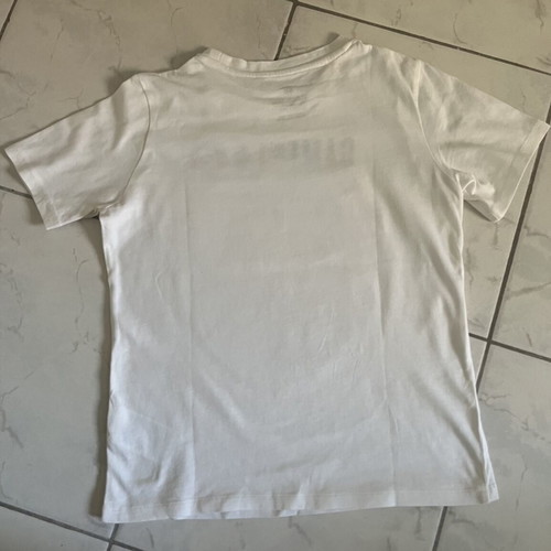 H&M T-shirt with sequins like new, size 122 cm, white