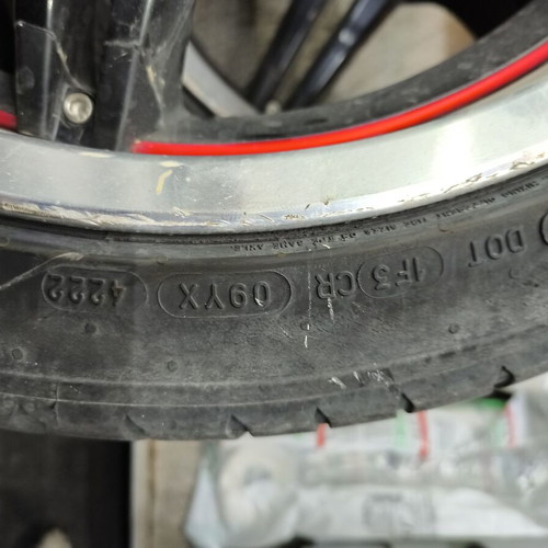 Rims 215/45 R18 used, one rim has a dent
