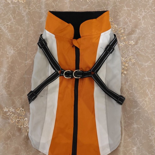 Sleeveless dog jacket with fleece lining like new