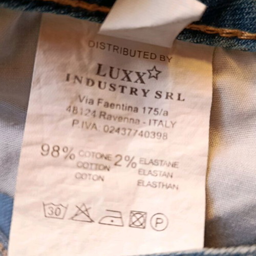 Girls' denim jeans size S blue like new