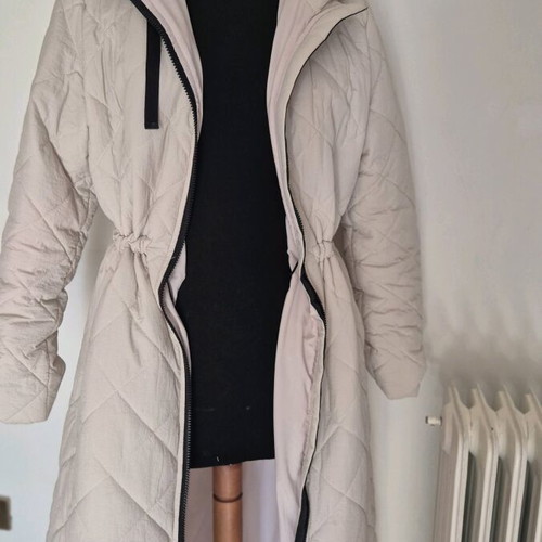 Compania Fantastica long women's jacket beige like new, lightweight