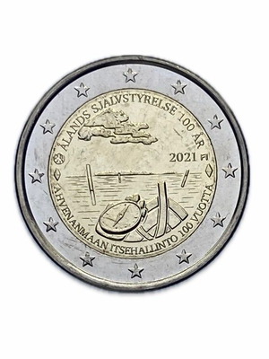 Finland 2 Euro 2021 UNC from Roll