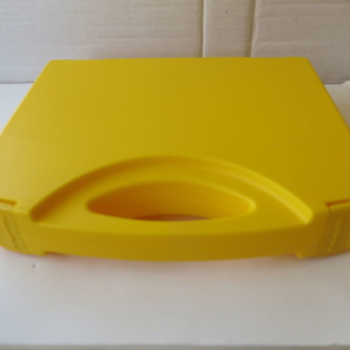 Playmobil yellow carry case used