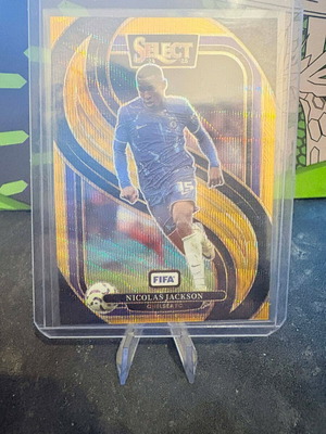 Κάρτα Panini Select FIFA Nicolas Jackson Gold Wave 10/10 σαν καινούργιο Chelsea 2024-25