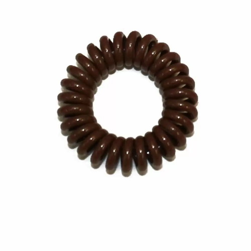 Terrain spiral hair tie brown new