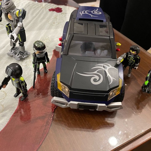 Playmobil Top Agents vehicle with figures