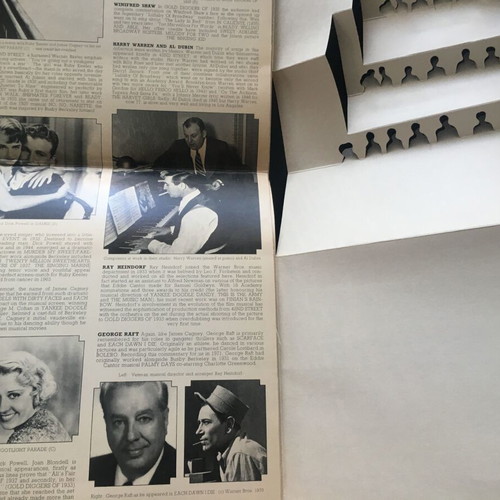 The Golden Age of Hollywood Musical LP used with 3D pop-up cover
