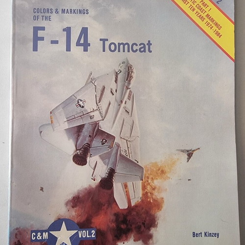 Colors & Markings of the F-14 Tomcat Part 1 book like new, English