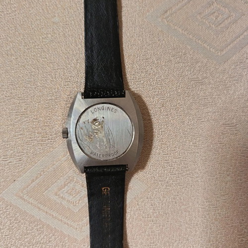 Longines men's vintage watch like new, silver