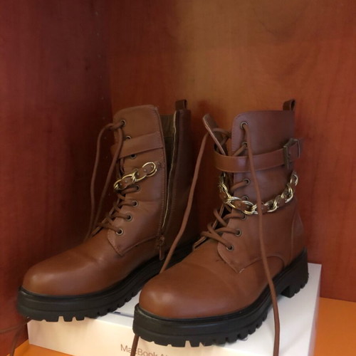 Ankle boots brown like new, size 39