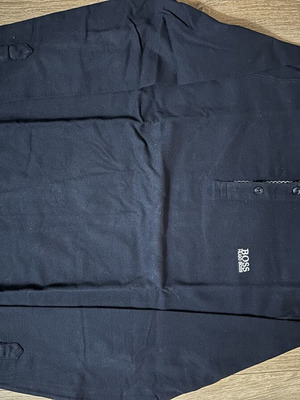 Boss long sleeve kids shirt size 16, blue