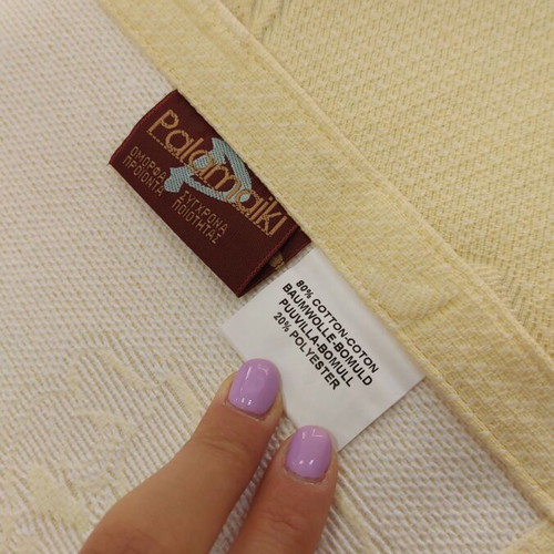 Palamaiki Summer Single Blanket Soft Yellow New