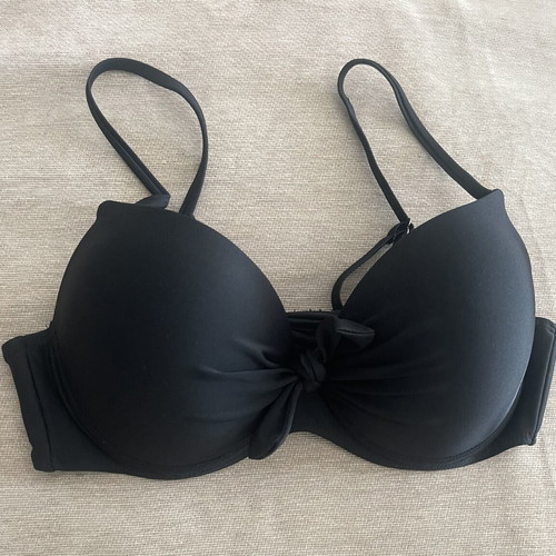 Black and animal print bikini set size L like new