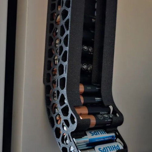 Wall-mounted battery holder AA and AAA new