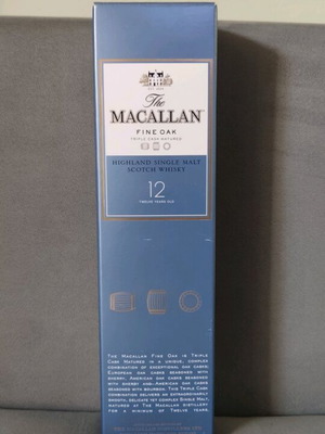 Macallan 12 Fine Oak νέα φιάλη με κουτί