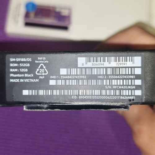 Samsung Galaxy S23 Ultra 512GB 12GB RAM like new, gray