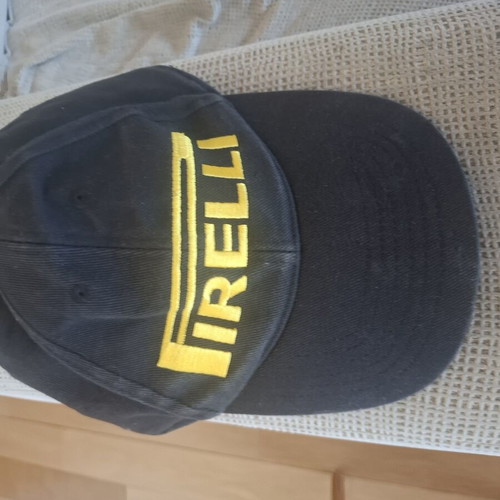Pirelli Racing Driver Cap Large, like new, black and yellow