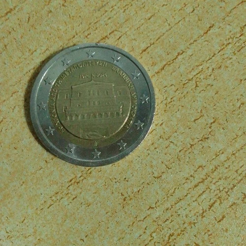 2€ Coin Greece 50 Years Since Restoration of Democracy 2024 like new