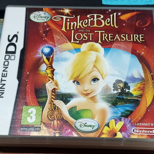 Tinkerbell and the Lost Treasure Nintendo DS case used with accessories
