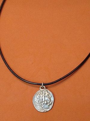 Pendant replica of ancient coin