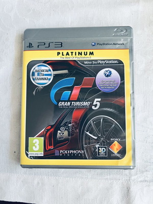 Gran Turismo 5 Platinum PS3 game like new, racing