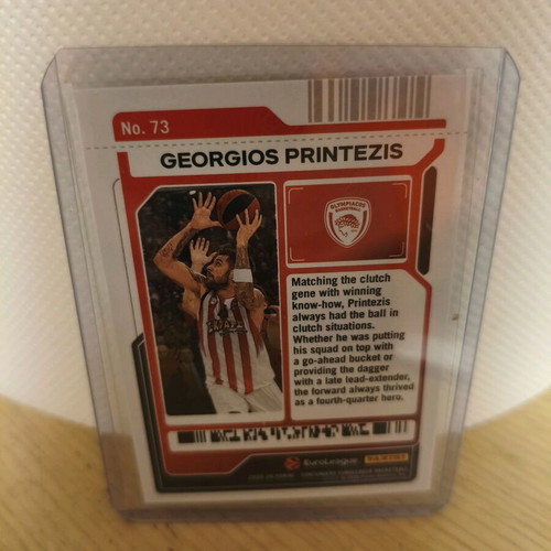 Georgios Printezis Game Ticket 33/125 new