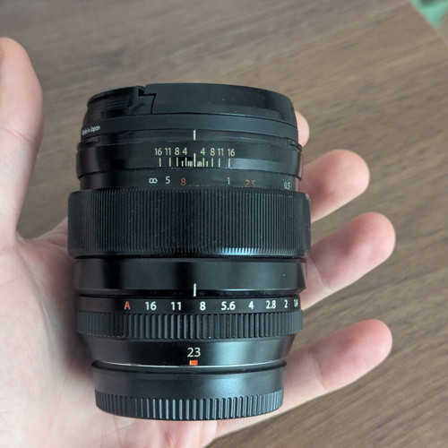 Φακός Fujifilm Fujinon 23mm f1.4R με κουτί και φίλτρο Hoya UV