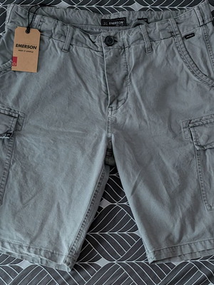 Emerson men's cargo shorts grey new size 31
