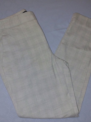 Zara slim pants used, subtle check pattern