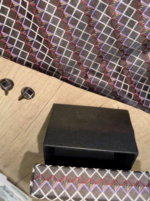 Cufflinks new, black