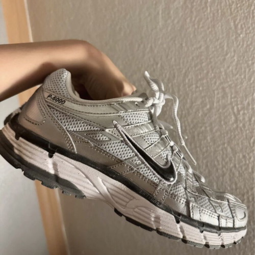 Nike P6000 women's silver sneakers size 37.5