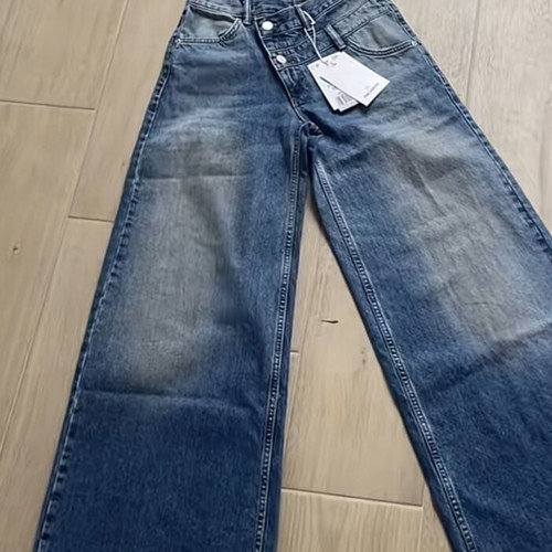 Pull & Bear Jean with double waist blue used, size L