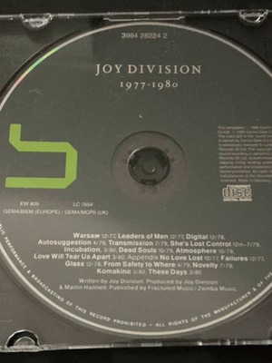 Joy Division 1977-1980 CD μεταχειρισμένο, άλμπουμ με επιτυχίες