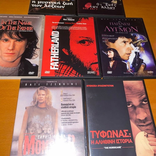 Set of 7 DVDs Like New: Oscar Masterpieces and True Stories