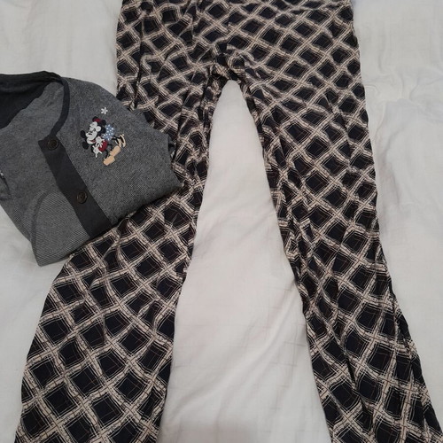 Pants like new, cardigan included as gift