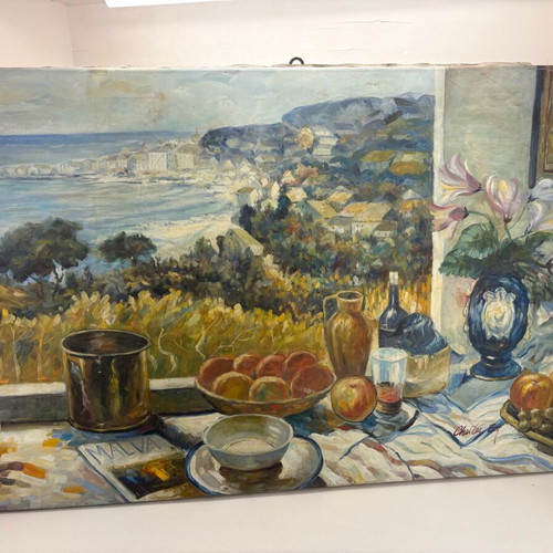 Painting used, 4th piece from the Charles collection