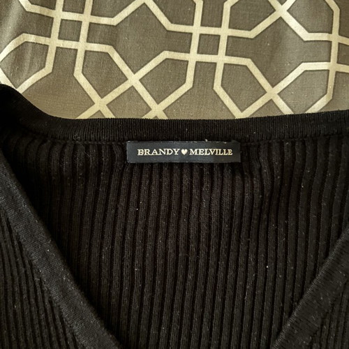 Brandy Melville black cardigan used, cropped style