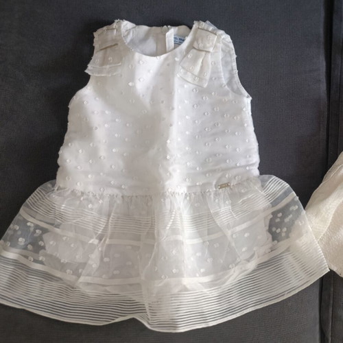 Set of 2 baby dresses, Mayoral 80cm and unbranded 3-6 months